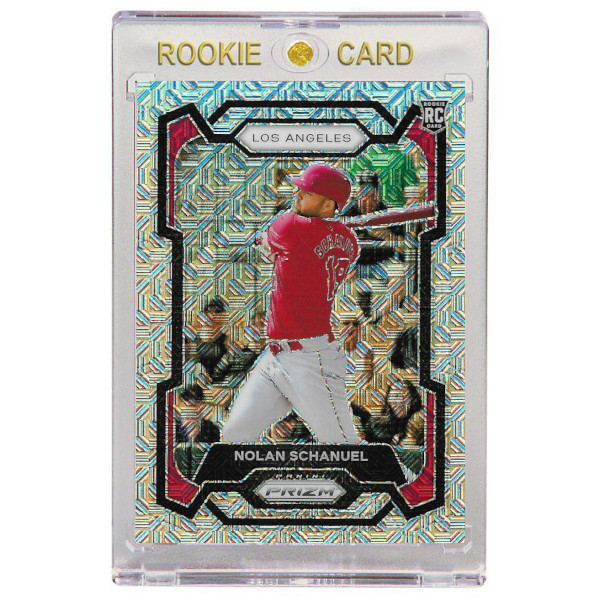 Nolan Schanuel Los Angeles Angels 2024 Panini Prizm Prizms Mojo # 262 Rookie Card Ltd Ed of 25