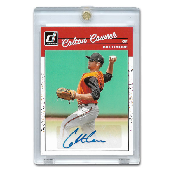 Colton Cowser Autographed Card 2023 Donruss 1990 Retro # 90S-CC