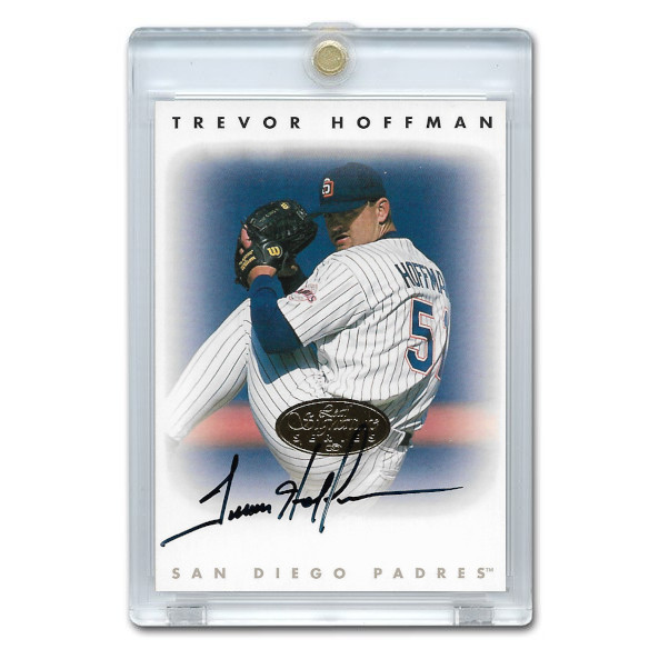 Trevor Hoffman Autographed Card 1996 Leaf Signature Bronze