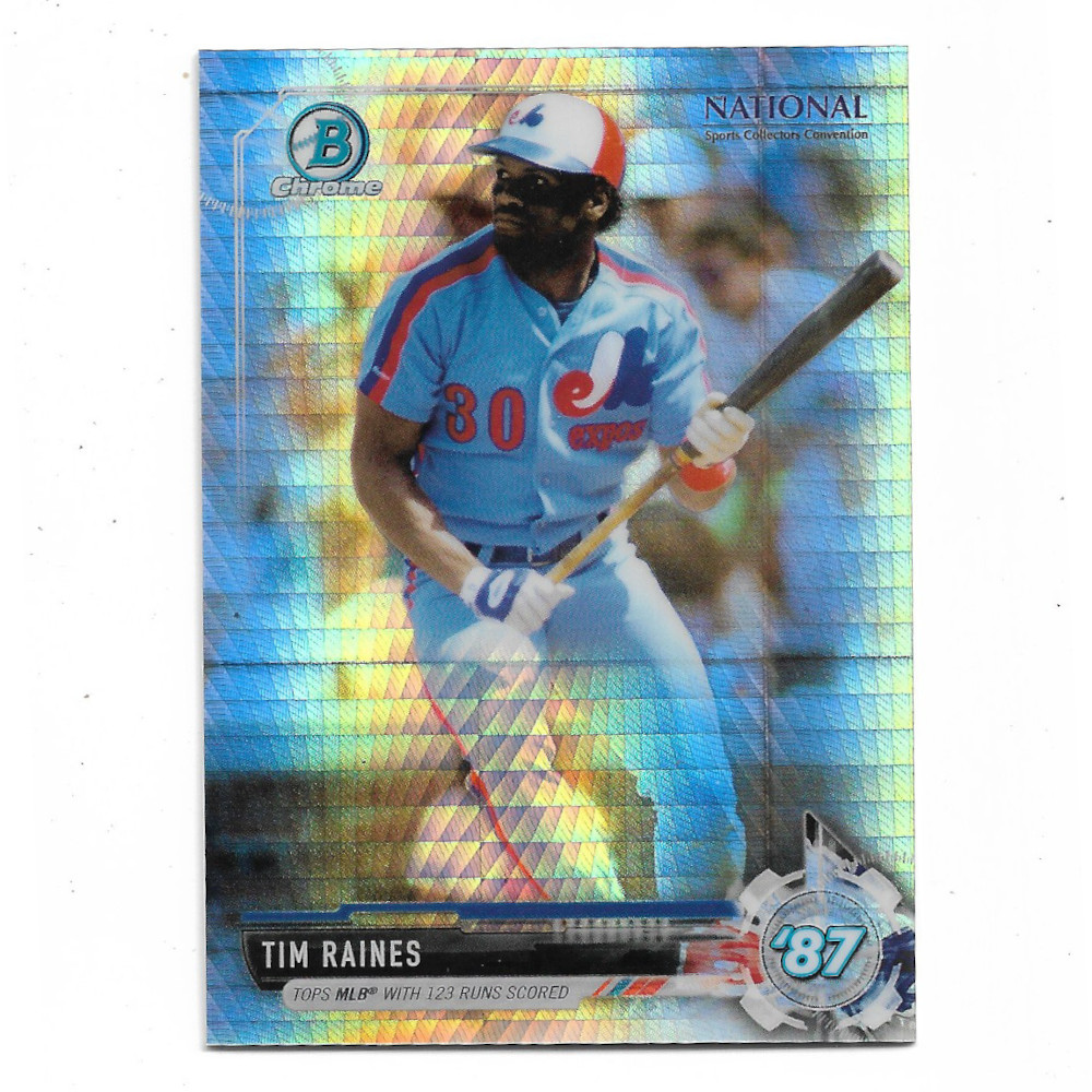 Tim Raines 2017 Bowman National Convention # BNR-TR
