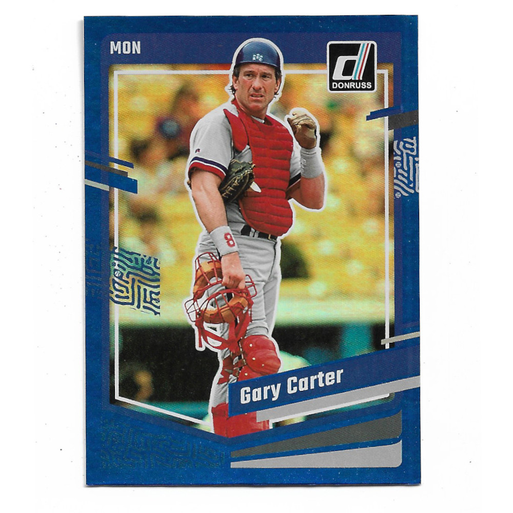 Gary Carter 2025 Donruss Blue Holo # 191