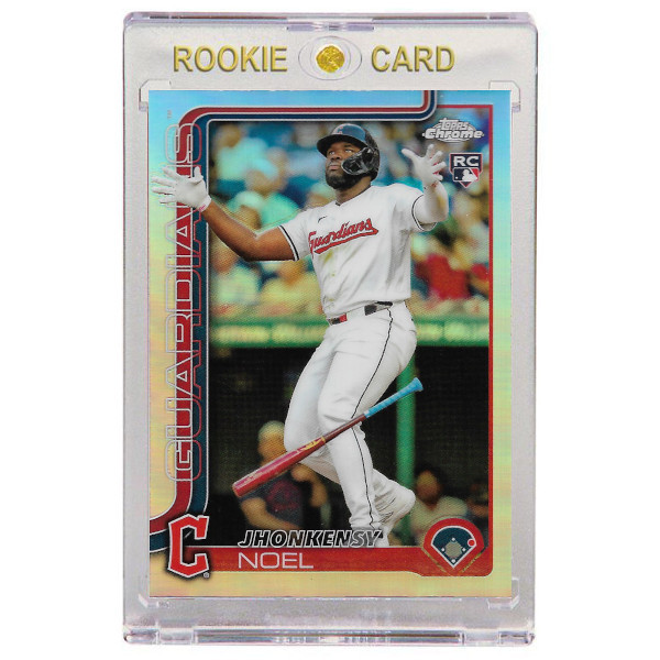 Jhonkensy Noel Cleveland Guardians 2025 Topps Chrome Refractor # 291 Rookie Card