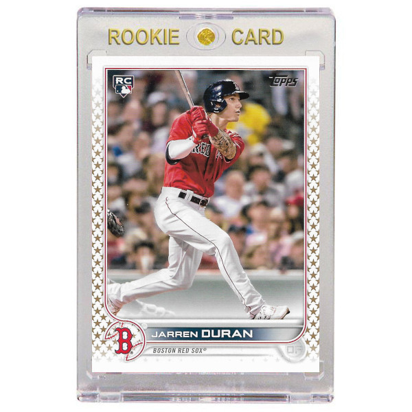 Jarren Duran Boston Red Sox 2022 Topps Gold Star Border # 187 Rookie Card