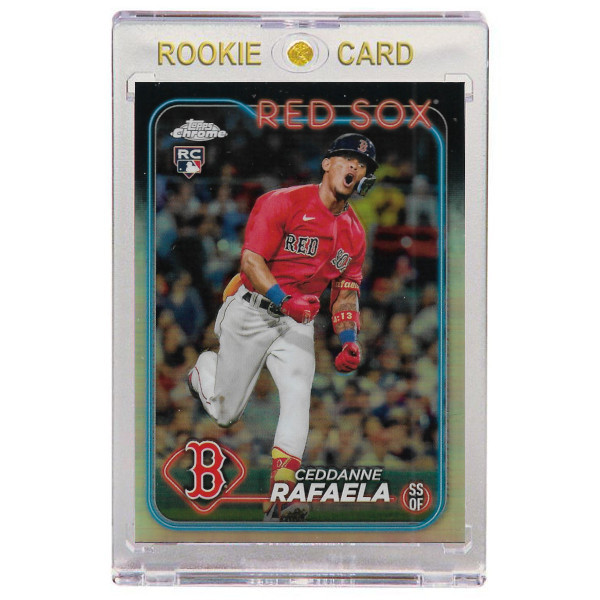 Ceddanne Rafaela Boston Red Sox 2024 Topps Chrome Refractor # 118 Rookie Card
