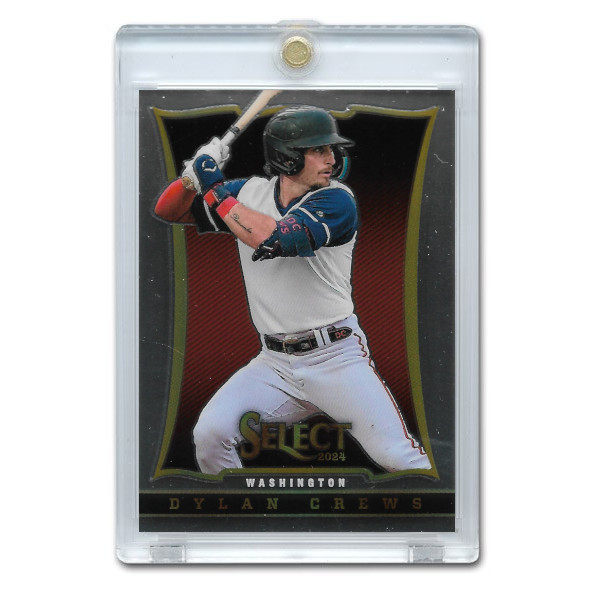 Dylan Crews 2024 Panini Select Throwback # 8 Pre-Rookie Card