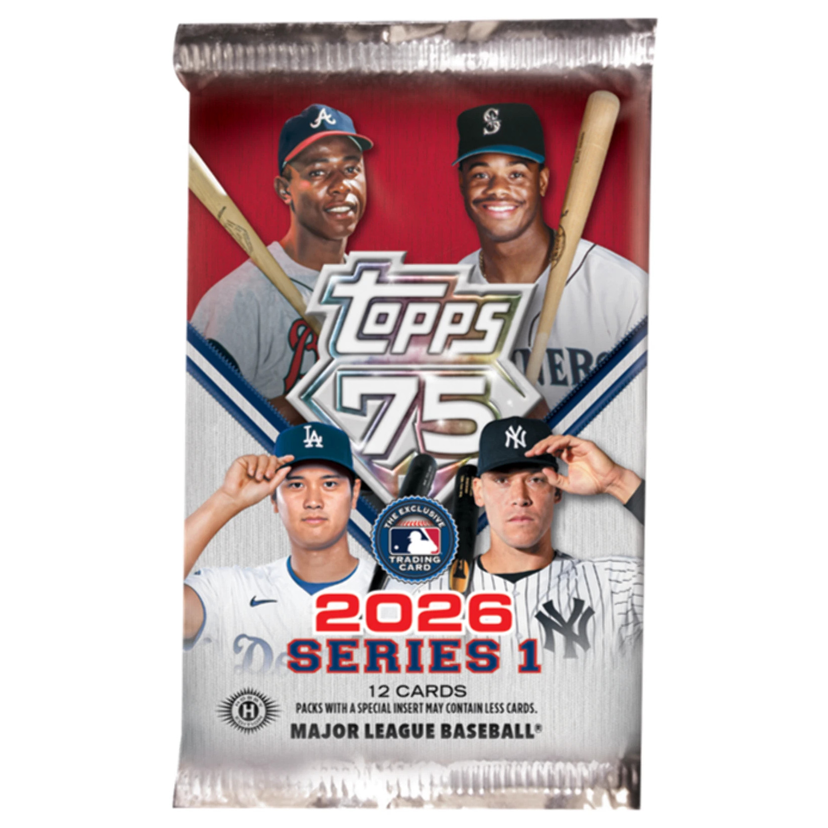 2026 Topps Series 1 Baseball Hobby 12 Card Pack