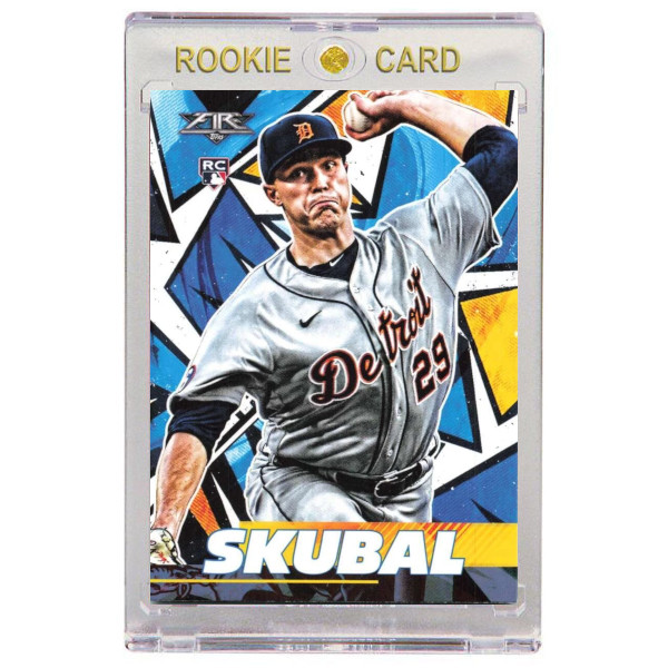 Tarik Skubal Detroit Tigers 2021 Topps Fire # 99 Rookie Card
