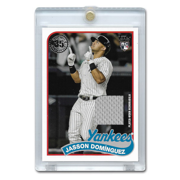 Jasson Dominguez 2024 Topps Update Major League Materials Relic # 89R2-JD Rookie Card