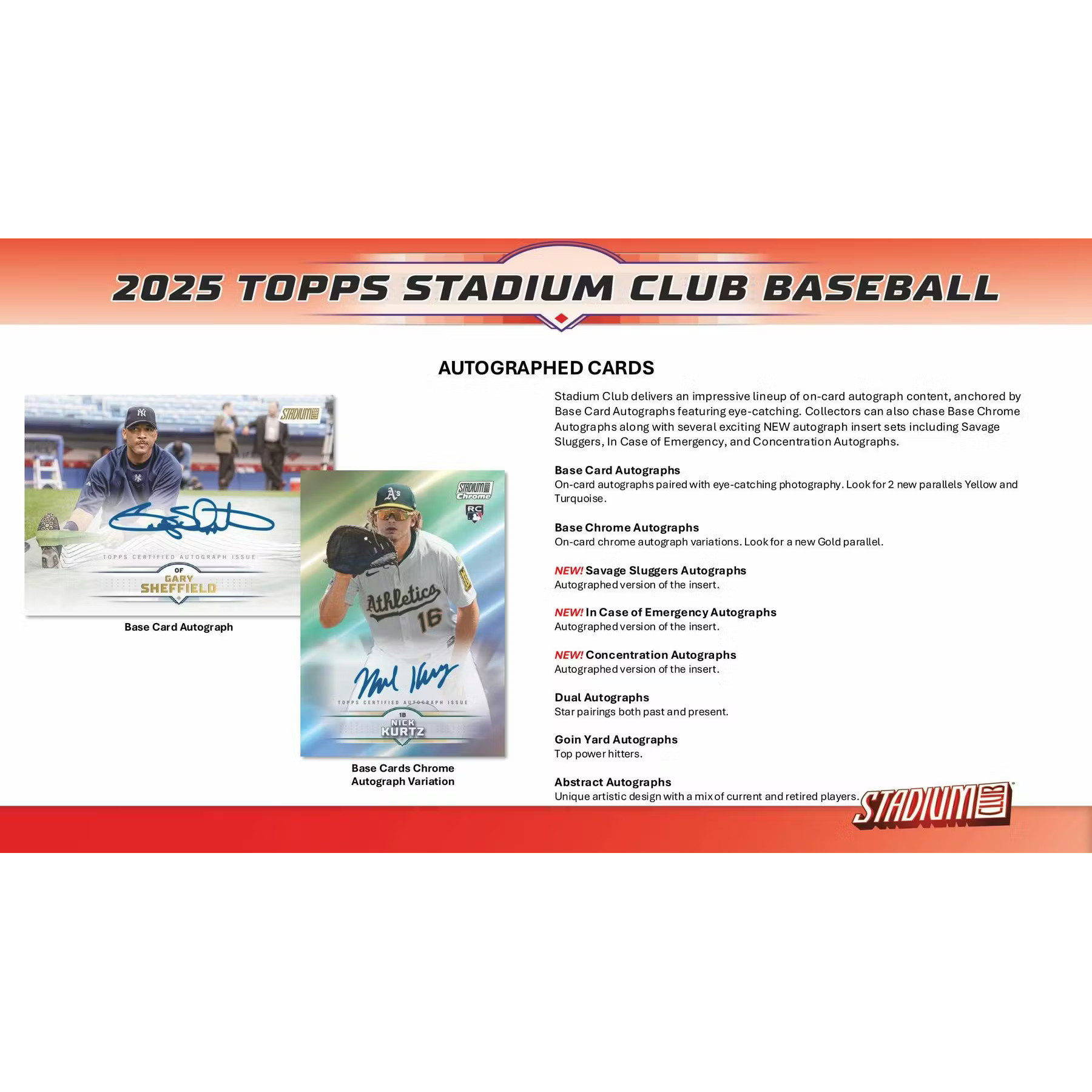 2025 Stadium Club Baseball 36 Card Fat Pack