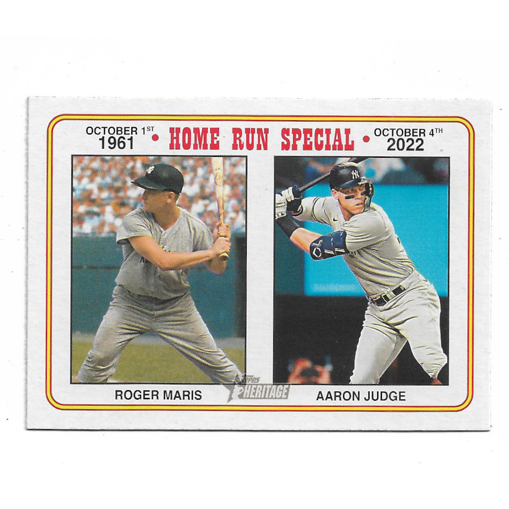 Aaron Judge 2023 Topps Heritage Home Run Special # 100