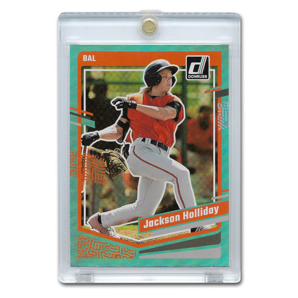 Jackson Holliday 2023 Dronuss Carolina Blue Holo # 93 Pre-Rookie Card