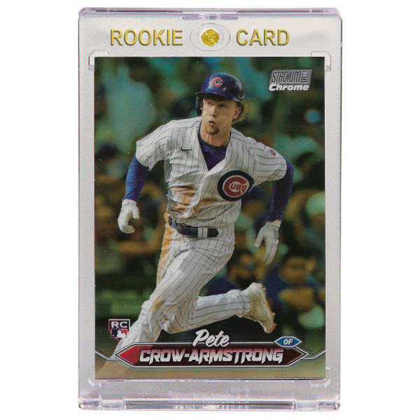Pete Crow-Armstrong Chicago Cubs 2024 Stadium Club Chrome Refractor # 29 Rookie Card