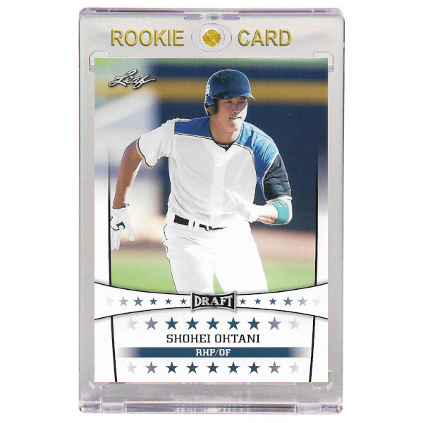 Shohei Ohtani Los Angeles Angels 2018 Leaf Draft Stars Edition # ST-01 Rookie Card