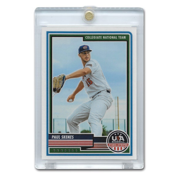 Paul Skenes 2023 Panini Team USA # 80 Pre-Rookie Card