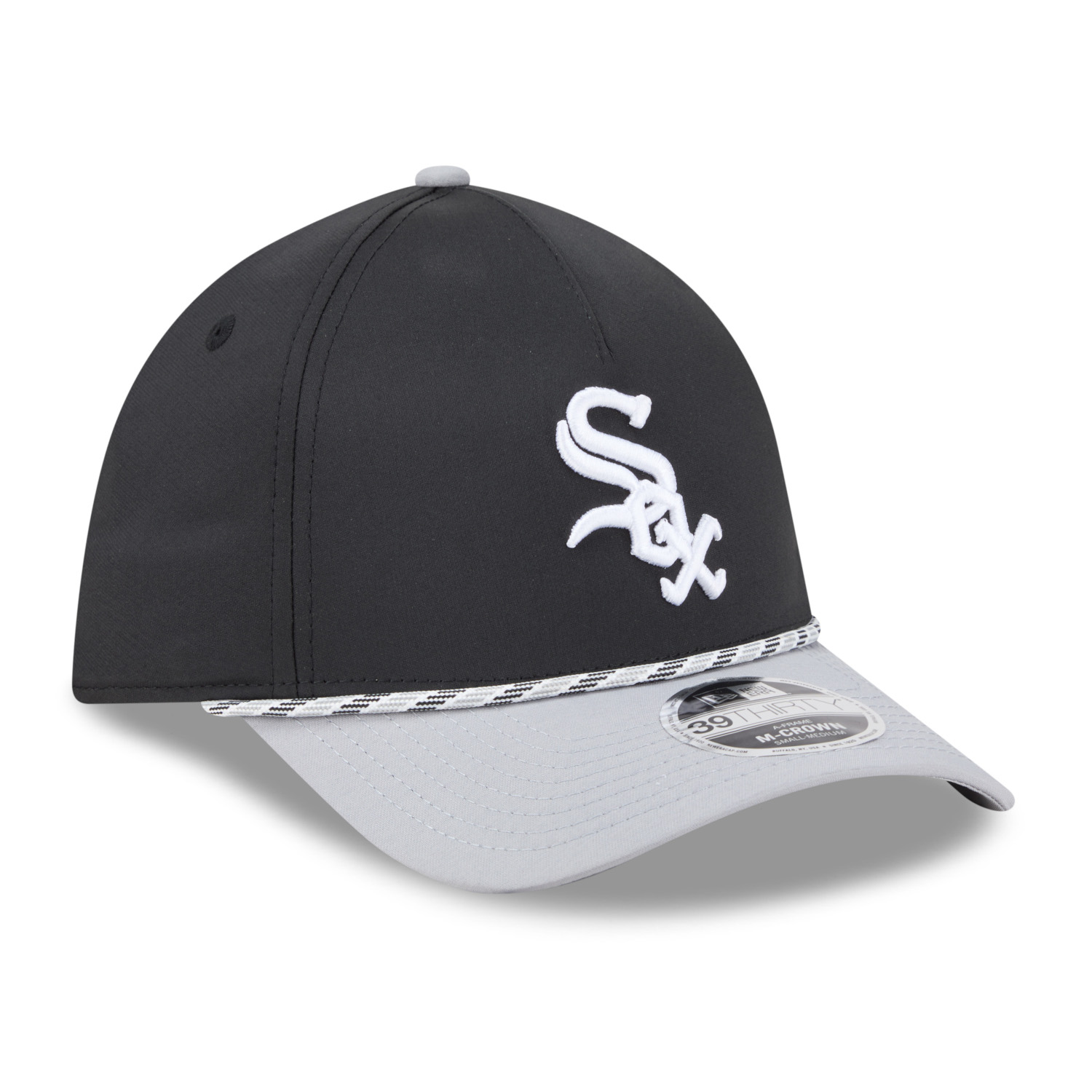 Men's New Era Chicago White Sox 39THIRTY Flex Fit Rope Cap