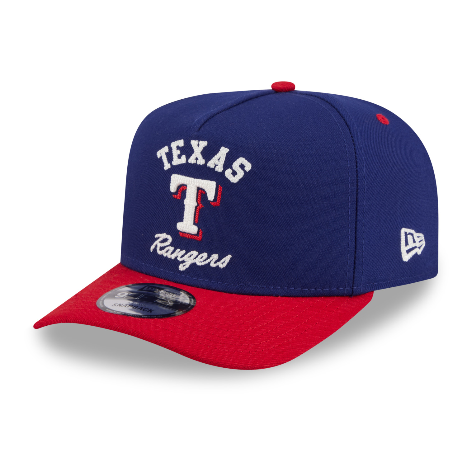 Men's New Era Texas Rangers 9FIFTY Arched Snapback Adjustable Cap