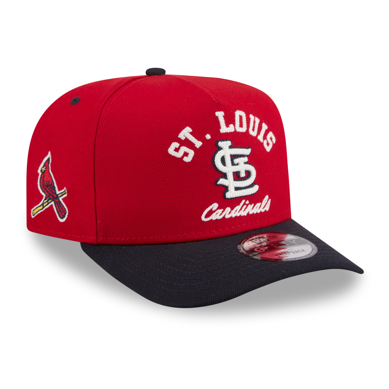 Men's New Era St. Louis Cardinals 9FIFTY Arched Snapback Adjustable Cap