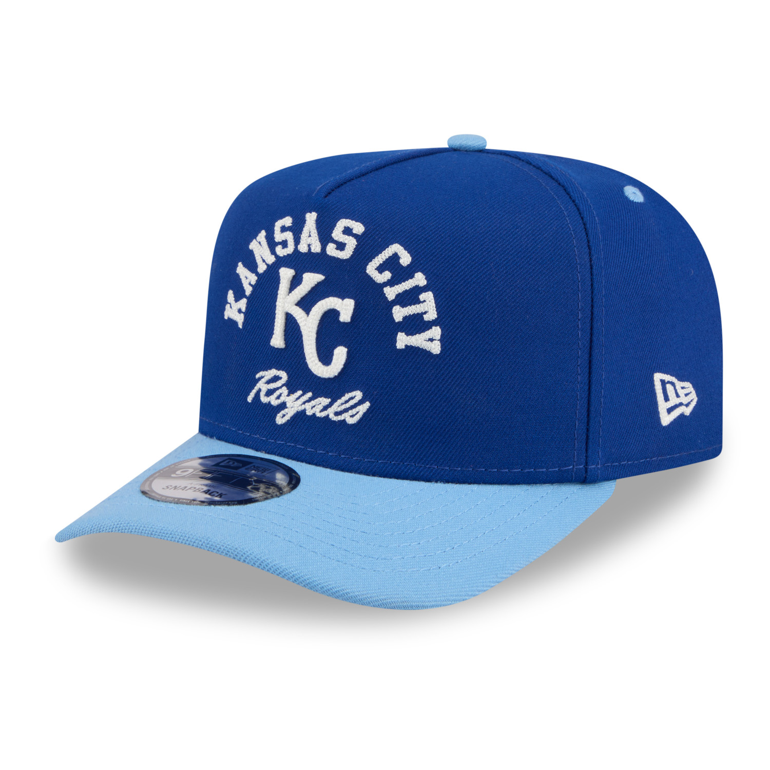 Men's New Era Kansas City Royals 9FIFTY Arched Snapback Adjustable Cap