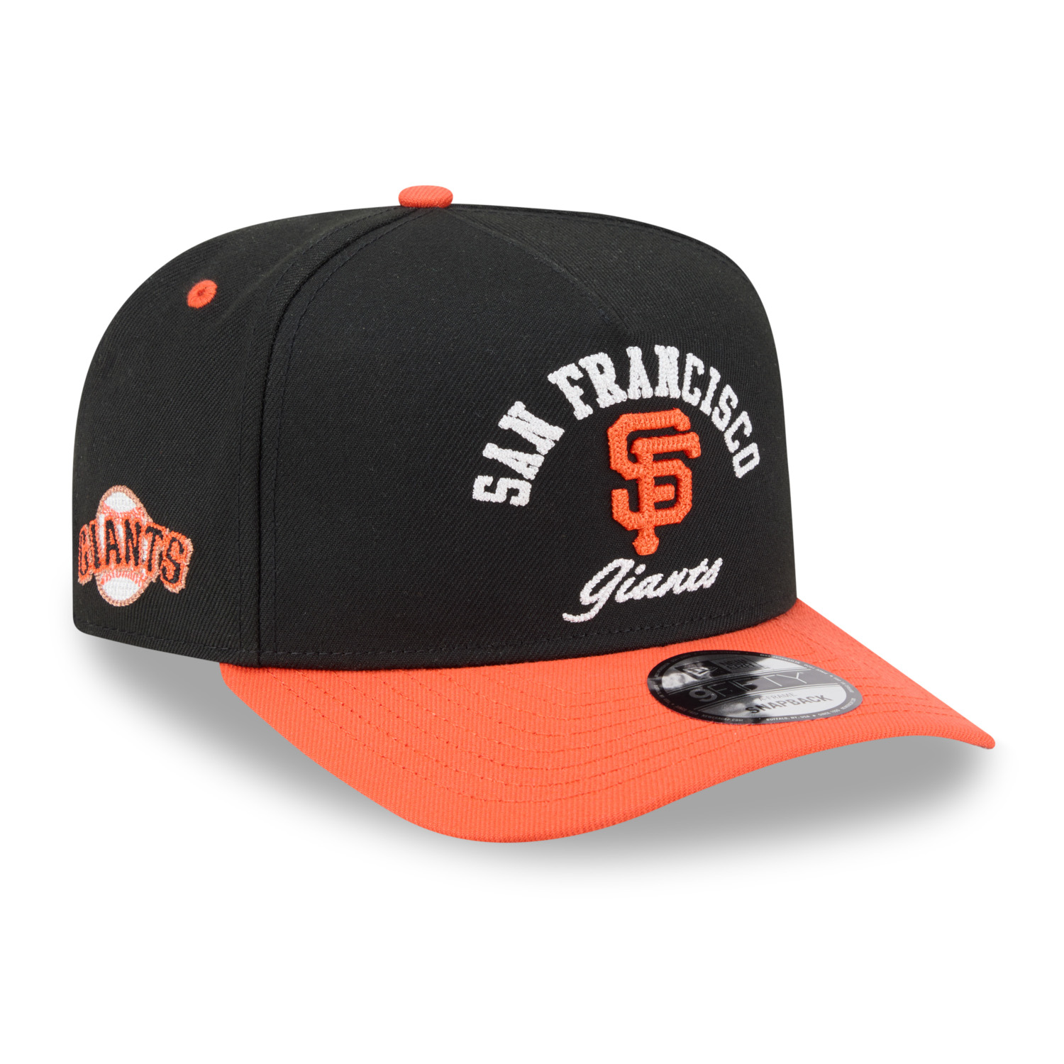 Men's New Era San Francisco Giants 9FIFTY Arched Snapback Adjustable Cap
