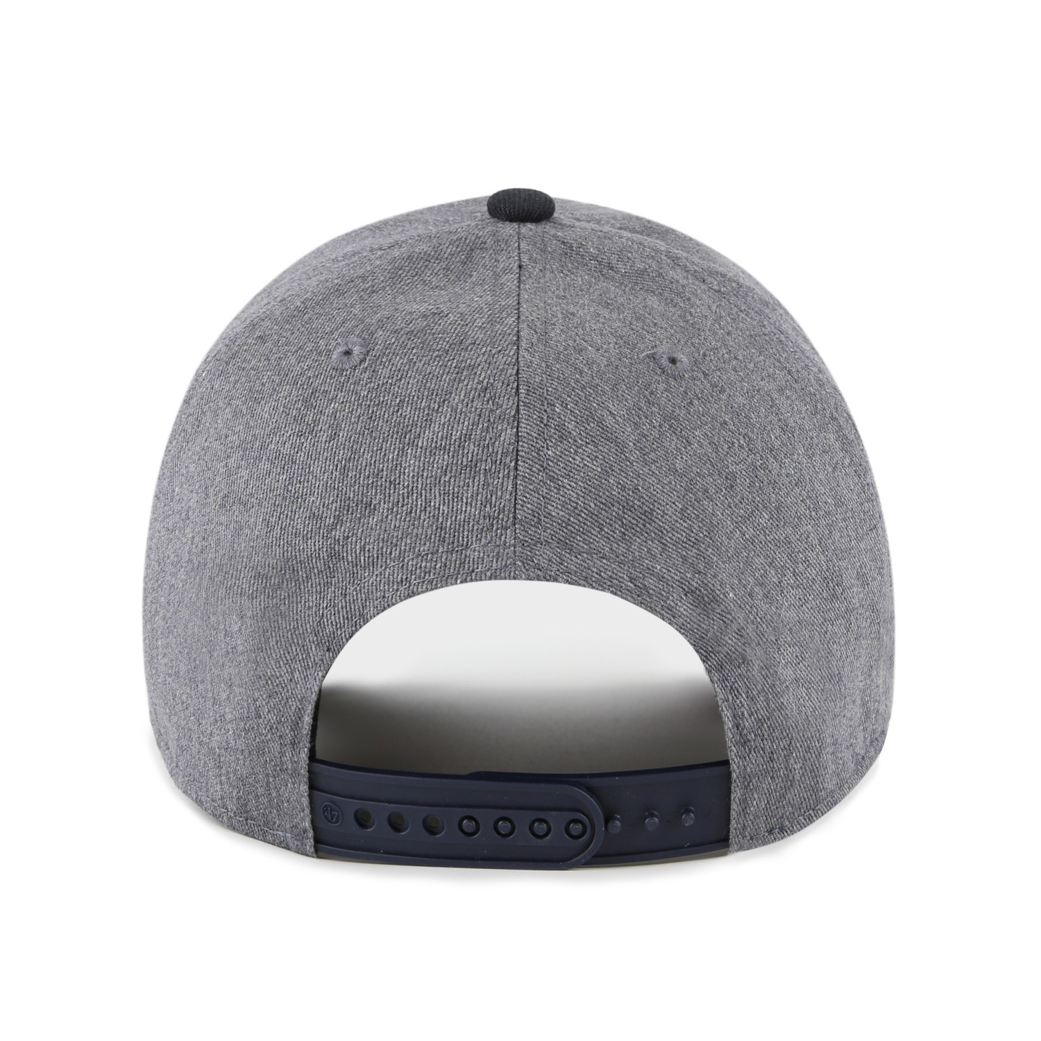 Men’s ’47 Brand Minnesota Twins Granite Script Dark Grey Heather and Navy Adjustable Snapback Cap