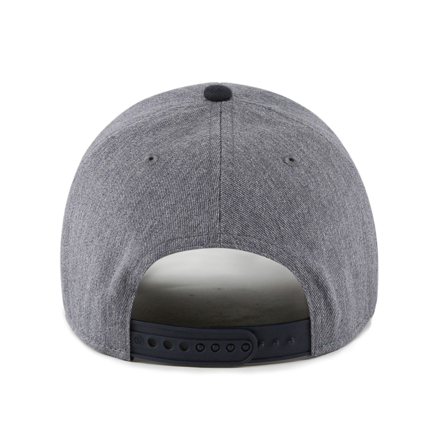 Men’s ’47 Brand New York Yankees Granite Script Dark Grey Heather and Navy Adjustable Snapback Cap