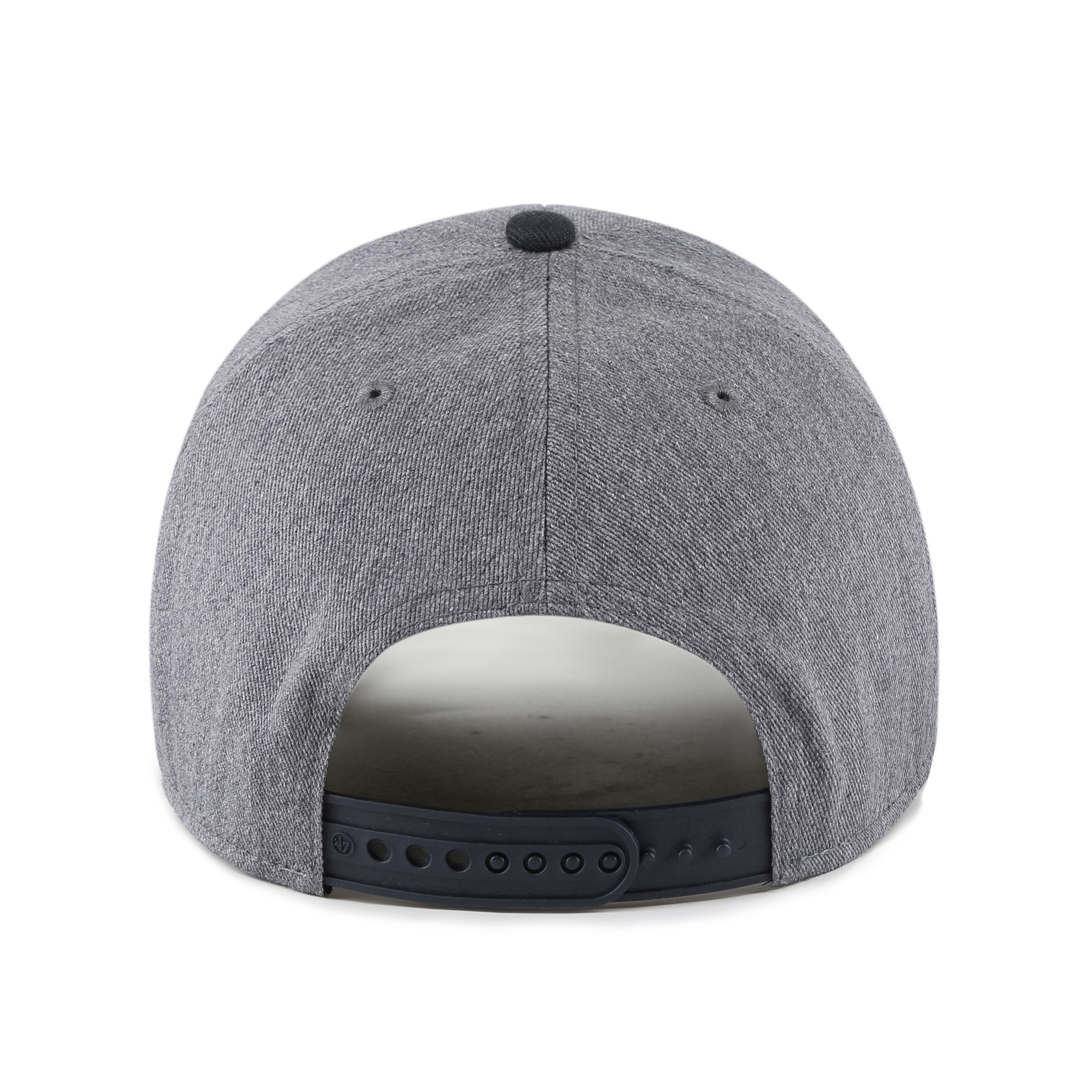 Men’s ’47 Brand Atlanta Braves Granite Script Dark Grey Heather and Navy Adjustable Snapback Cap