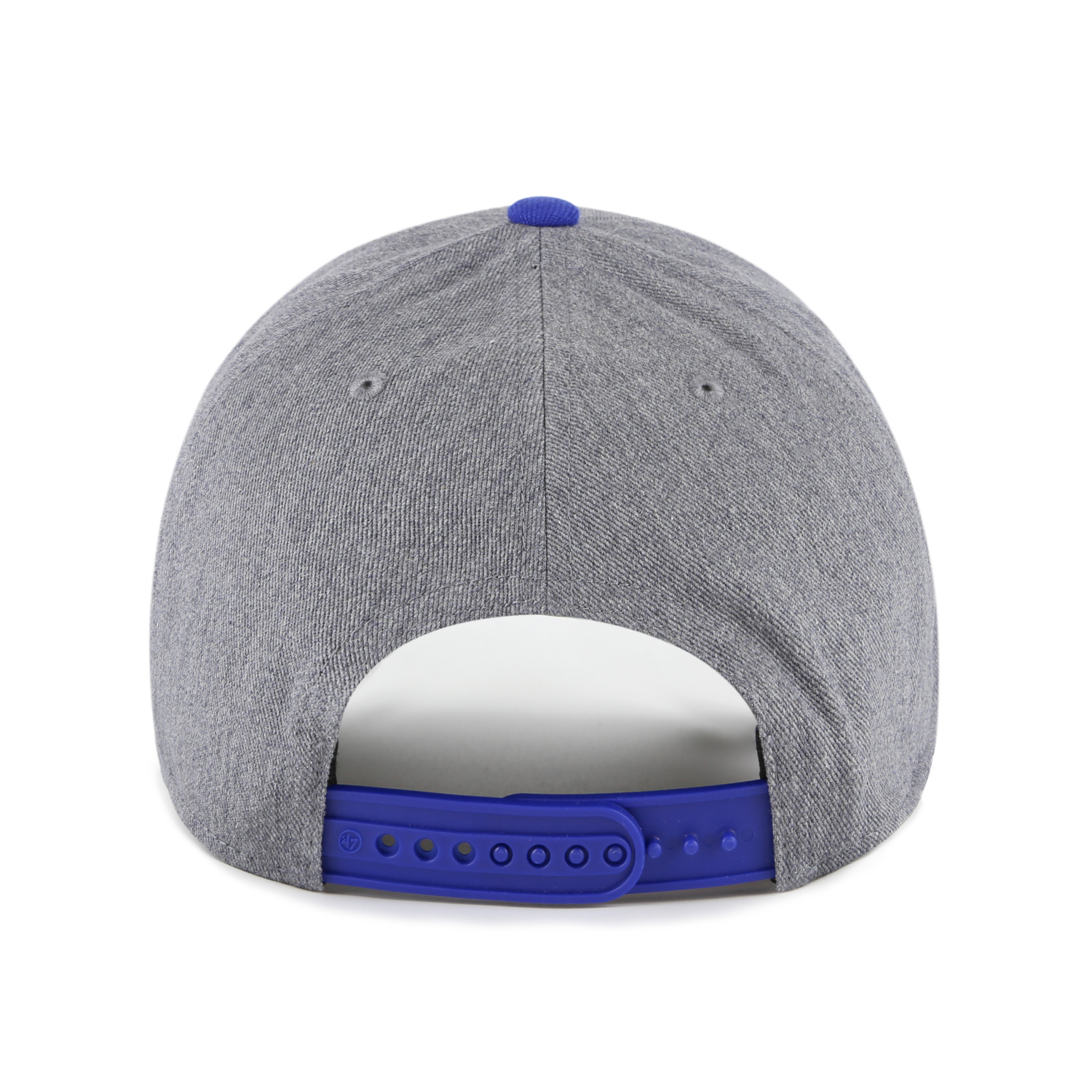Men’s ’47 Brand Los Angeles Dodgers Granite Script Dark Grey Heather and Royal Adjustable Snapback Cap