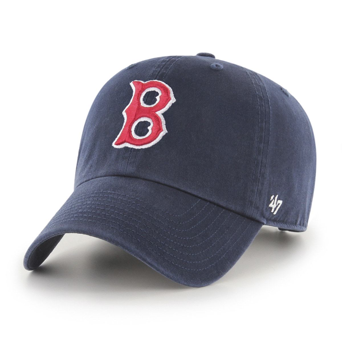 Men's '47 Brand Boston Red Sox Cooperstown Collection Navy Clean Up Adjustable Cap