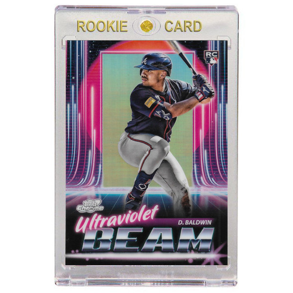Drake Baldwin Atlanta Braves 2025 Topps Cosmic Chrome Ultraviolet Beam # 23 Rookie Card
