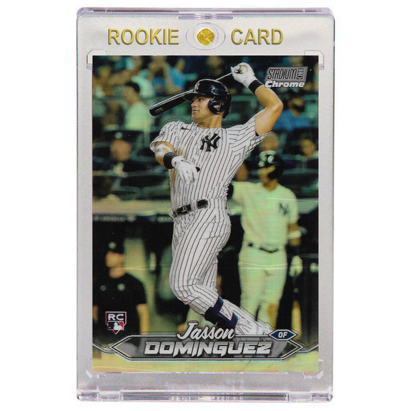 Jasson Dominguez New York Yankees 2024 Stadium Club Chrome Refractor # 232 Rookie Card