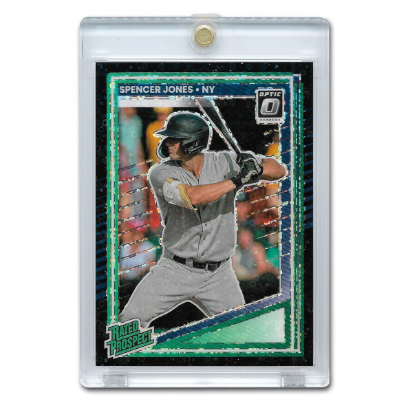 Spencer Jones 2025 Donruss Optic Black Pandora # 136 Pre-Rookie Card