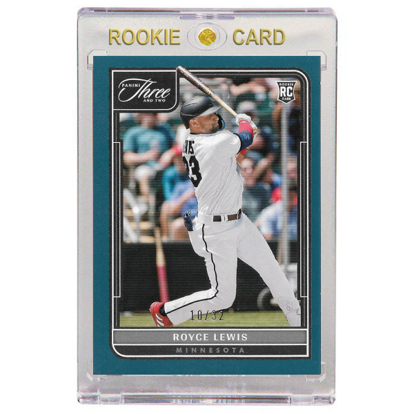Royce Lewis Minnesota Twins 2022 Panini 3 and 2 Full Count # 15 Rookie Card Ltd Ed of 32