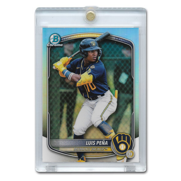 Luis Pena 2025 Bowman Draft Chrome Refractor # BDC-105 Pre-Rookie Card