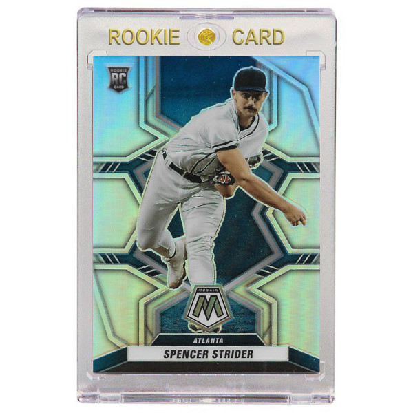 Spencer Strider Atlanta Braves 2022 Panini Mosaic Silver Holo # 206 Rookie Card