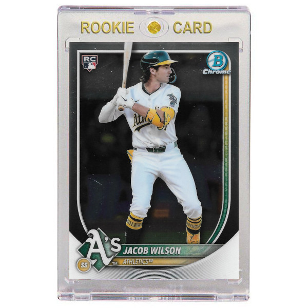 Jacob Wilson Oakland Athletics 2025 Bowman Chrome # 1 Rookie Card