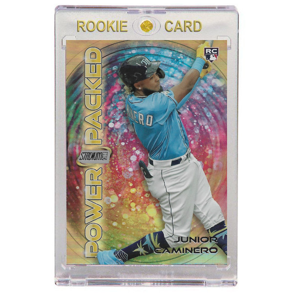 Junior Caminero Tampa Bay Rays 2024 Stadium Club Power Packed # 26 Rookie Card