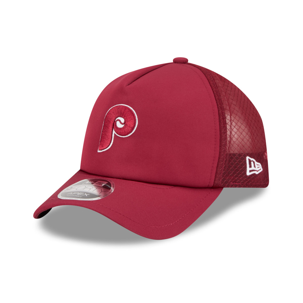 Philadelphia Phillies New Era 2026 Batting Practice 9FORTY Apex Adjustable Maroon Cap