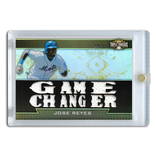 Jose Reyes 2011 Topps Triple Threads Relic # TTR-114 Ltd Ed of 27