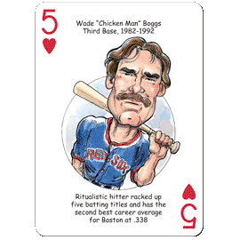 Hero Decks Caricature Playing Cards For Boston Red Sox Fans