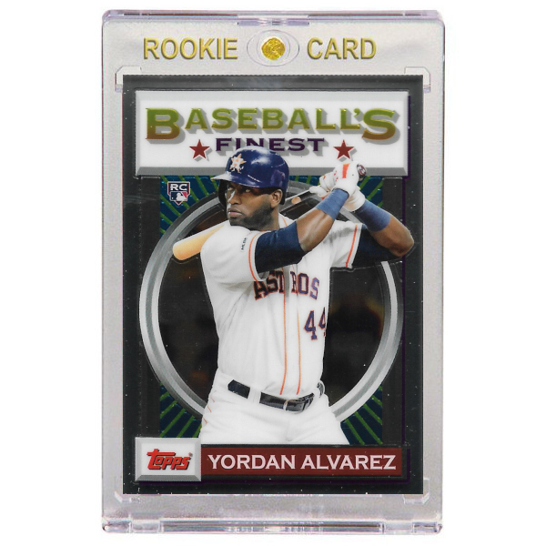 Yordan Alvarez Houston Astros 2020 Topps Finest Baseball's Finest # 40 Rookie Card