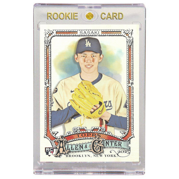 Roki Sasaki Los Angeles Dodgers 2025 Topps Allen & Ginter # 92 Rookie Card