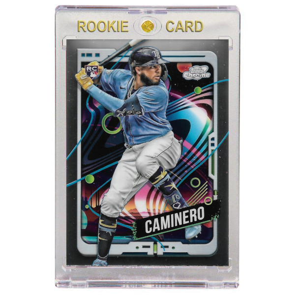 Junior Caminero Tampa Bay Rays 2024 Topps Cosmic Chrome # 1 Rookie Card