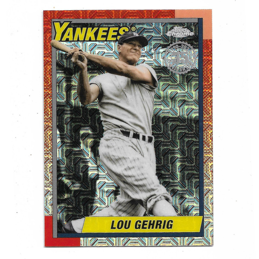 Lou Gehrig 2025 Topps Update Silver Pack Mojo # U90C-69