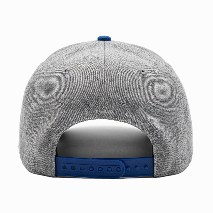 Men’s ’47 Brand Brooklyn Dodgers Granite Script Dark Grey Heather and Royal Adjustable Snapback Cap