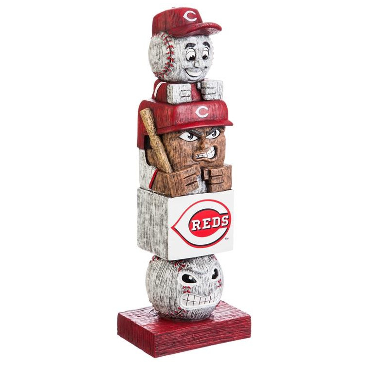 Cincinnati Reds Mr. Red 16" Weather Resistant Tiki Totem Garden Statue