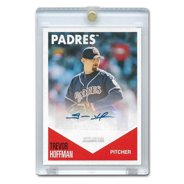 Trevor Hoffman Autographed Card 2018 Topps Montgomery Collection # 24A