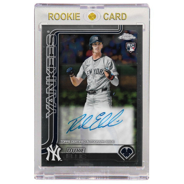 Duke Ellis Autographed Card 2025 Topps Chrome # RA-DE Rookie Card