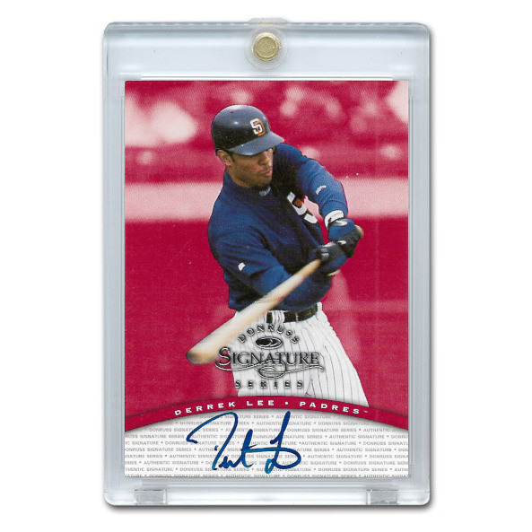 Derrek Lee Autographed Card 1997 Donruss Signature