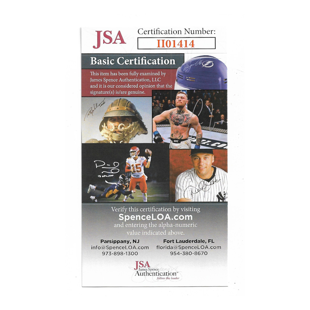 Fergie Jenkins Autographed Perez-Steele HOF Series Postcard # 208 (JSA-14)