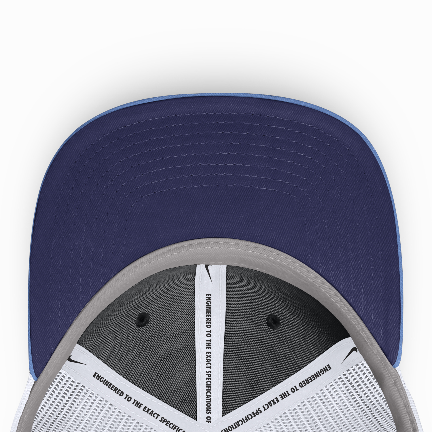 Men’s Nike Milwaukee Brewers Cooperstown Collection Light Blue and White Adjustable Mesh Snapback Cap